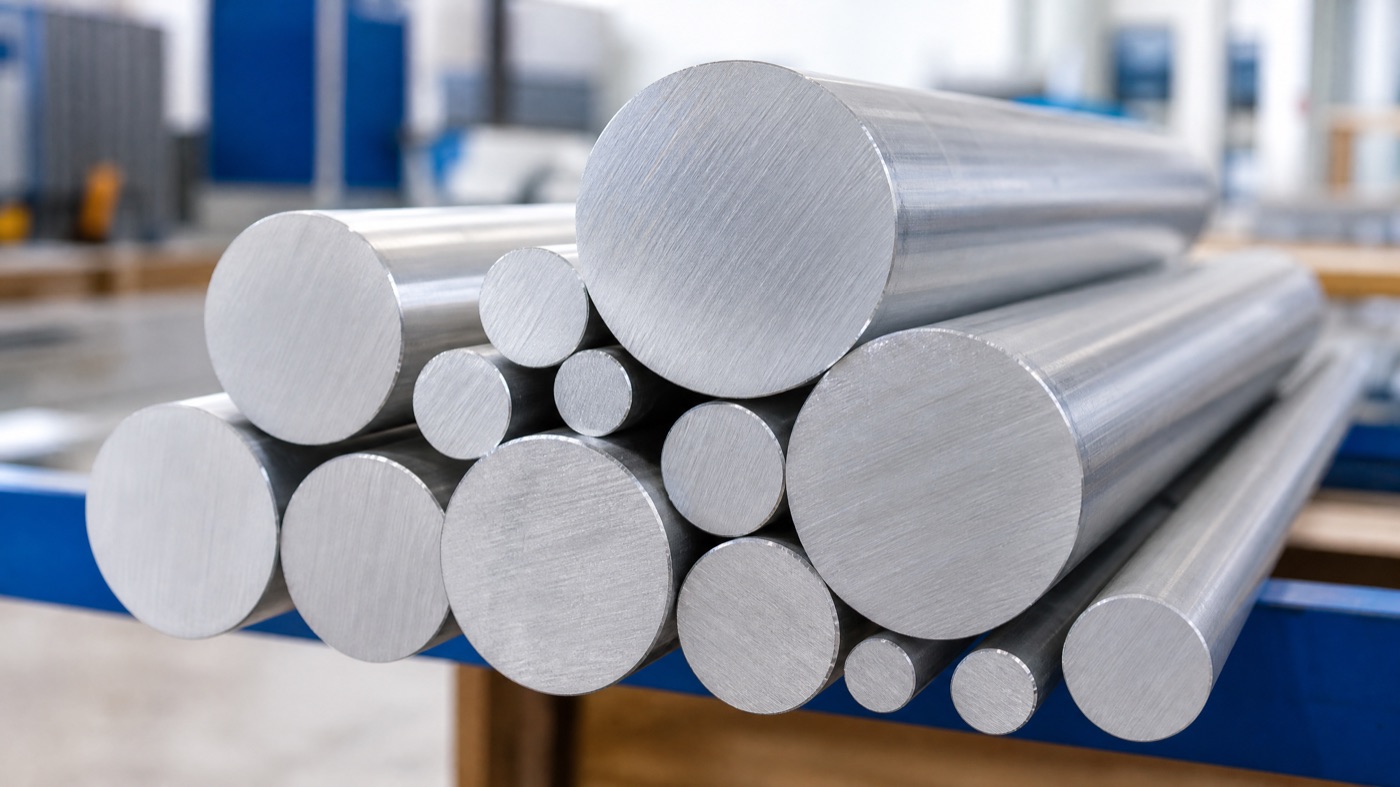 Aluminium-Rundstangen (Symbolbild)